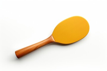 A ping pong racket isolated on a white background