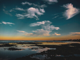 Obraz premium sunset over the sea