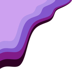 Paper Cut Wave Corner