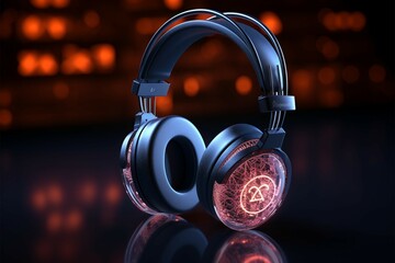 3D rendered gaming headset, an electronic device for immersive audio experiences