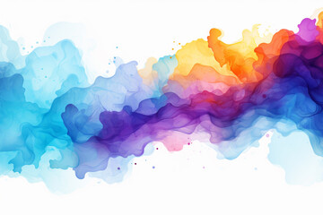 Fototapeta na wymiar Colorful abstract watercolor background. Vector illustration for your design.