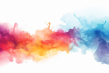 Fototapeta premium Colorful abstract watercolor background. Vector illustration for your design.