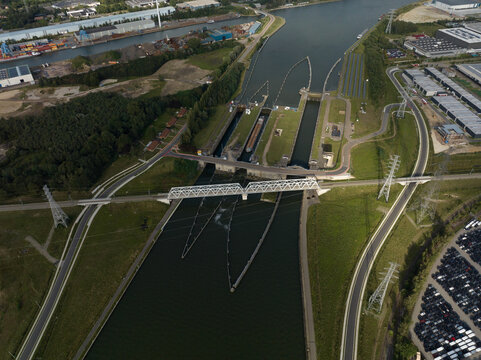 Genk Zuid sluis Albertkanaal 2 