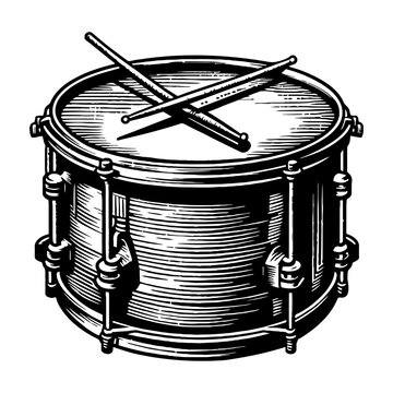 drum vector sketch