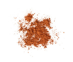 Cocoa Powder Isolated, Cacao Dust Pile, Dry Ground Cocoa Beans, Cocao Powder Pile for Chocolate