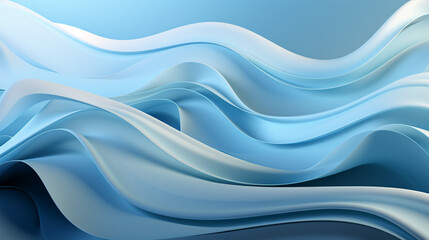 abstract blue wavy 3D perspective with fractals and curves background 16:9 widescreen wallpapers