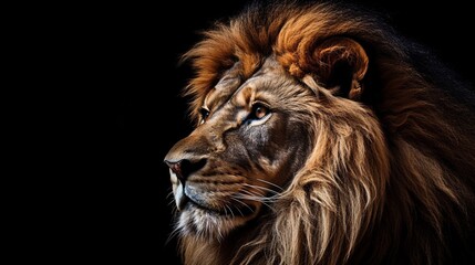 ライオンの横顔