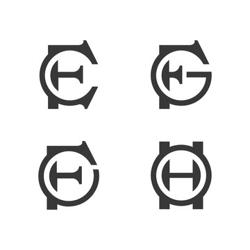 F-G F-C F-O and HO monograms logos. Unique and elegant.