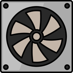 Obraz premium Fan icon