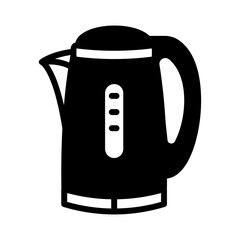 Electric kettle icon in vector. Illustration