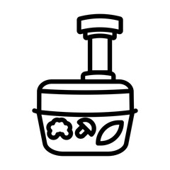 Salad Maker icon in vector. Illustration