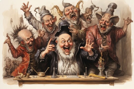 Cunning trickster gods with a penchant for mischief and pranks - Generative AI