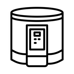 Yogurt Maker icon in vector. Illustration