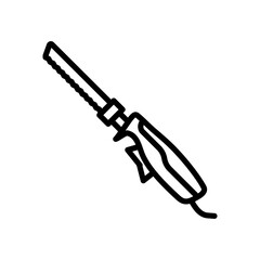 Electric Knife icon in vector. Illustration