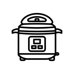 Electric Cooker icon in vector. Illustration