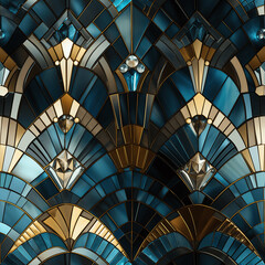 Mosaic template texture of Art Deco (Tile)