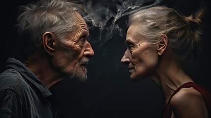 Relationship in an elderly couple