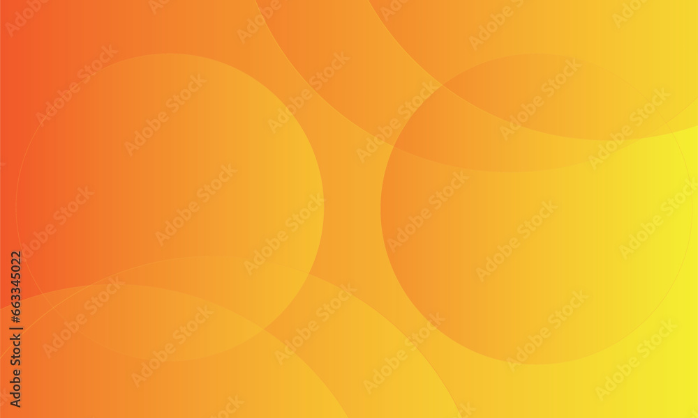 Poster minimal geometric background. orange element with gradient fluid. dynamic shape composition. round. 