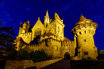 The Castle Kreuzenstein in Leobendorf at Vienna Austria