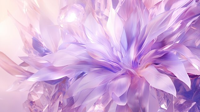  a close up of a purple flower on a white background.  generative ai