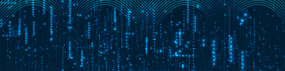 Technology abstract futuristic background for internet business. Big data concept.