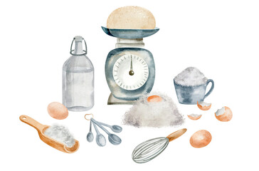 ingredients for making homemade cakes