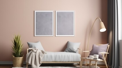 Fototapeta premium realistic and modern house interior room photography a perfect architecture