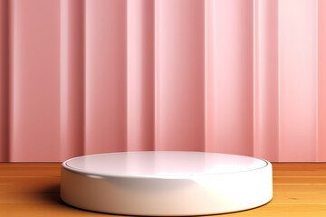 Minimal scene podium for your product. product presentation, mockup, product event, podium, stage or platform. Generative AI