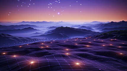 Abstract Backdrop, Wallpaper, Luminous Fields, Future Harvests