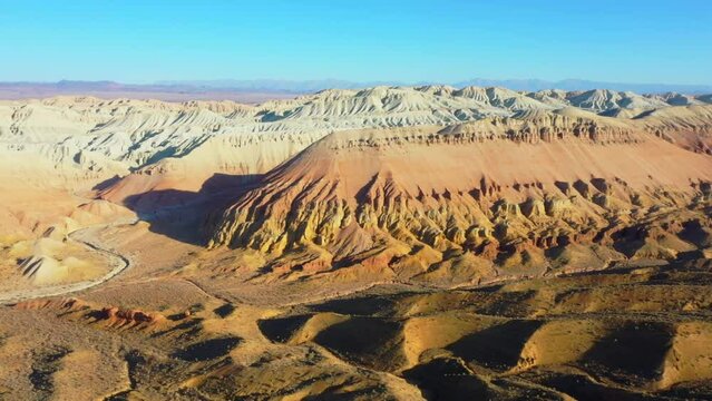 Altyn Emel national park in Kazakhstan. a White Mountains Aktau