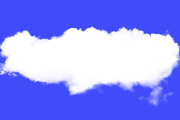 Obraz premium light blue has sunlight during the day Pure white clouds, air pollution, cut transparent background PNG 3D illustration