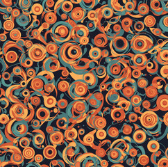 seamless pattern with circles