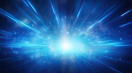 Naklejka premium Dynamic Sparkling Blue Background Created with Generative AI