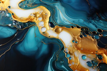 Abstract fluid colors background ,swirls of colorful paint liquid mixing background.