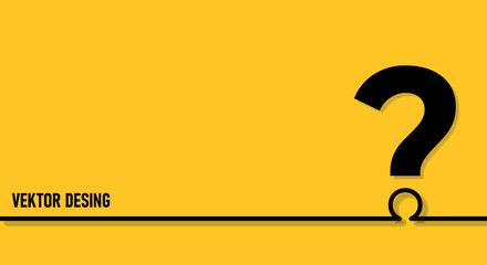 Question mark symbol. Vector illustration