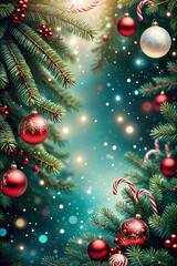 Obraz na płótnie Canvas Christmas Theme Background