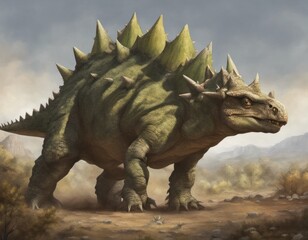 Fototapeta premium Stegosaurus dinosaur