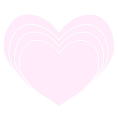 pink heart on a pink background