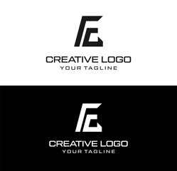 creative letter logo desain vektor