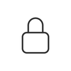Padlock icon. Privacy symbol modern, simple, vector, icon for website design, mobile app, ui. Vector Illustration
