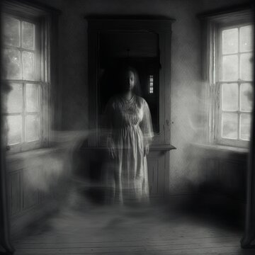 Old ghost photograph