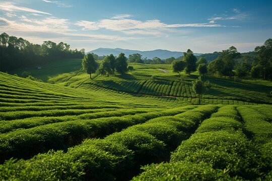 Picturesque Mae Chan Choui Fong tea plantation, a Chiang Rai gem