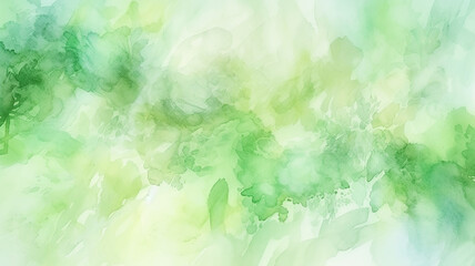 Obraz na płótnie Canvas abstract watercolor green background summer spring energy freshness.