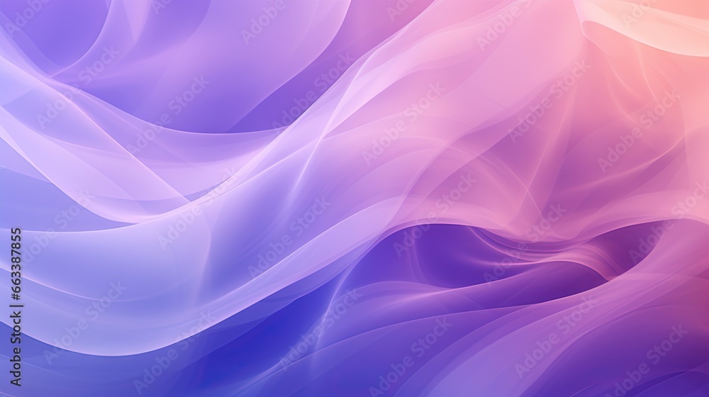 Aufkleber an abstract background with a purple and pink wave pattern on it. generative ai