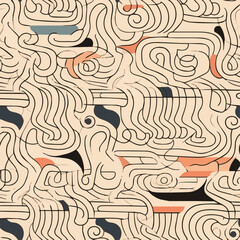 Illustration Vector Abstract Seamless Patterns