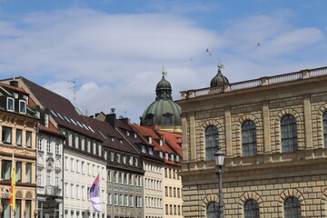 Obraz premium Old buildings in Munich