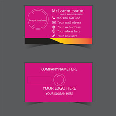 business card template
