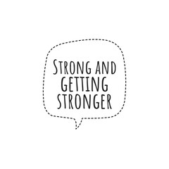 Motivational Gym Quote Illustration Sign