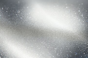 Sparkling backdrop Abstract texture with a glowing silver glitter paper wall