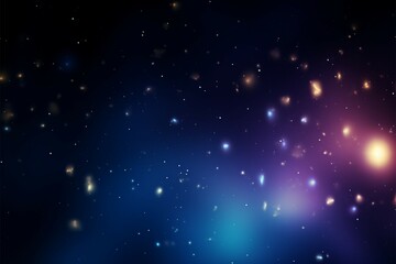 Fototapeta na wymiar Starry night abstract background, a celestial canvas of sparkling stars